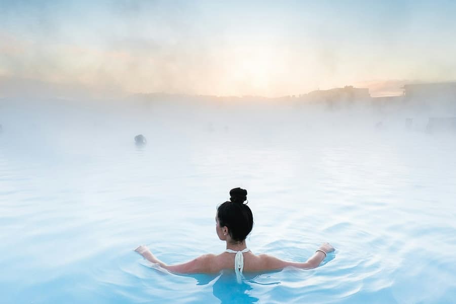 Blue Lagoon: Comfort Admission with Drink, Mud Mask & Towel, Grindavík