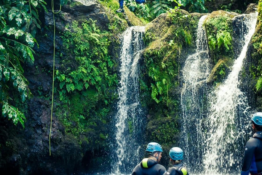 Canyoning in Ribeira dos Caldeirões, at Achada Outdoor Activities, Achada