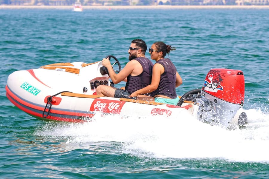 Dubai: Self-Drive Boat Ride, at Dubai Watersports