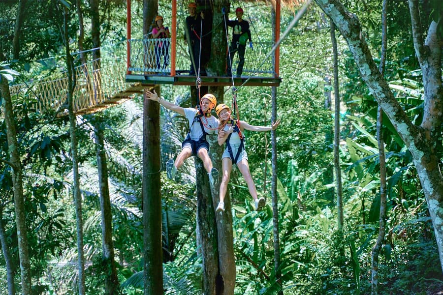 From Phuket: Erawan Patong Seaview Zipline tickets at Erawan Patong Seaview Zipline