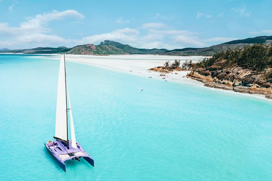 Whitsunday Islands: Catamaran Cruise from Airlie Beach + Snorkelling + Lunch tickets at Airlie Beach Cruises