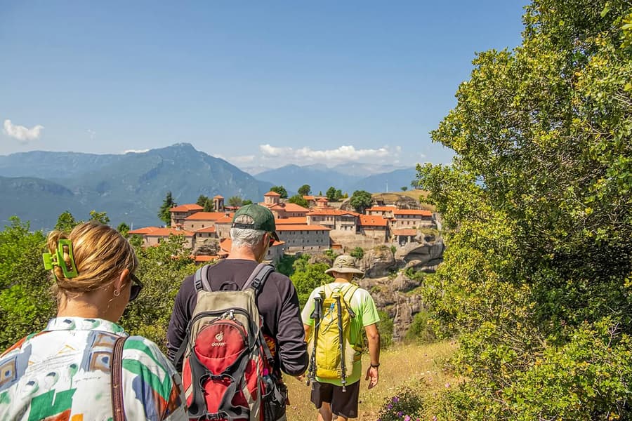 From Meteora: Guided Hiking Tour with Monastery Visit tickets at Meteora