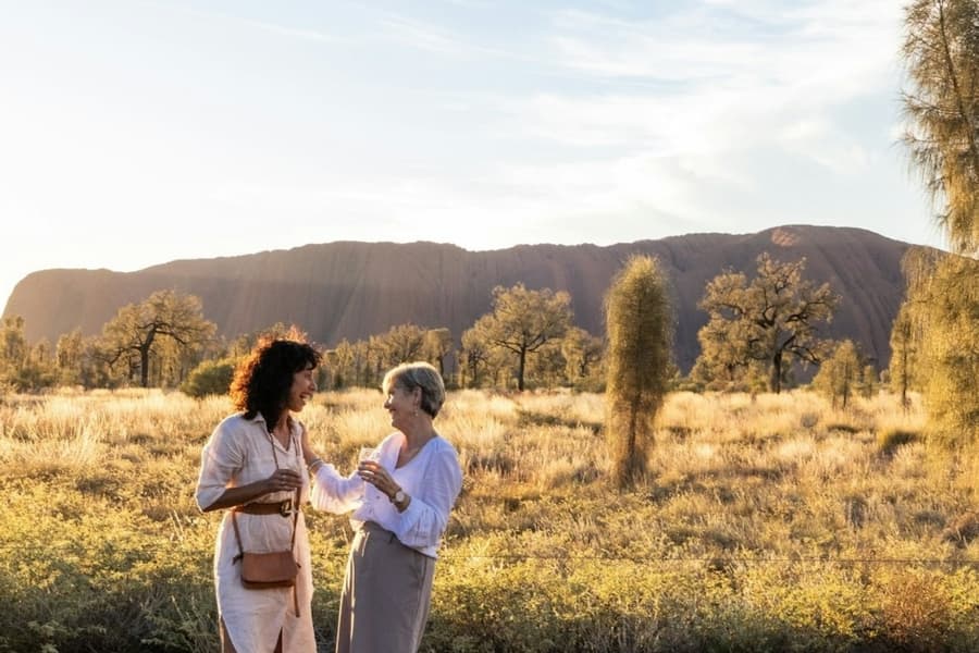 Uluru: Sunset Tour + Transfers + Sparkling Wine & Light Snacks, at Alice Springs Day Tours, Alice Springs