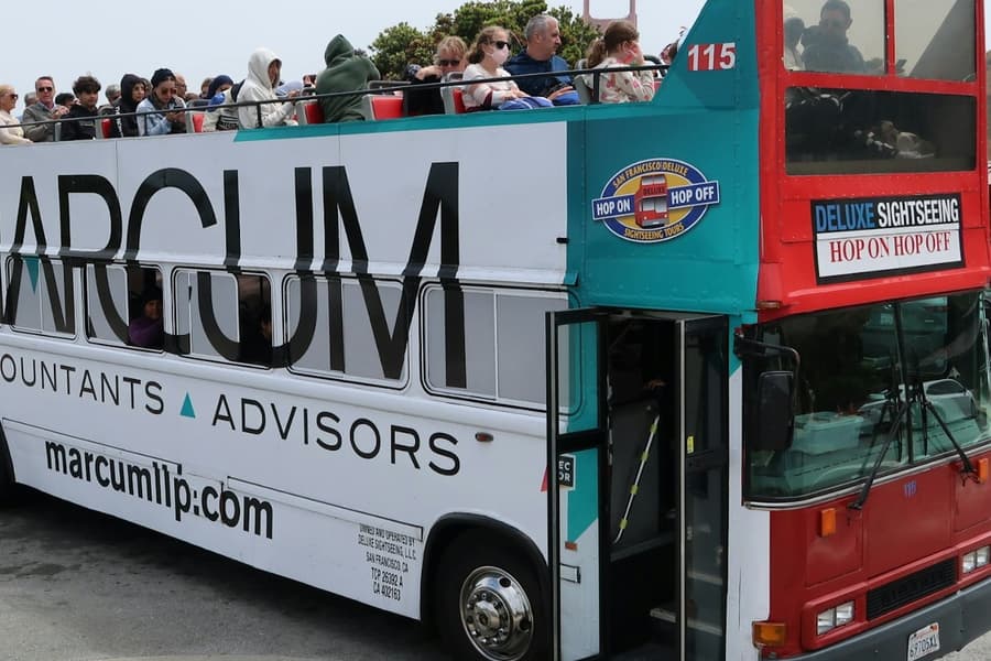 San Francisco: Hop-on Hop-off Downtown City Tour tickets at San Francisco Bus Tours
