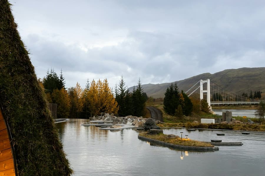 Laugarás Lagoon: Entry Ticket + 2-Course Meal, at Laugarás Lagoon, Laugarás