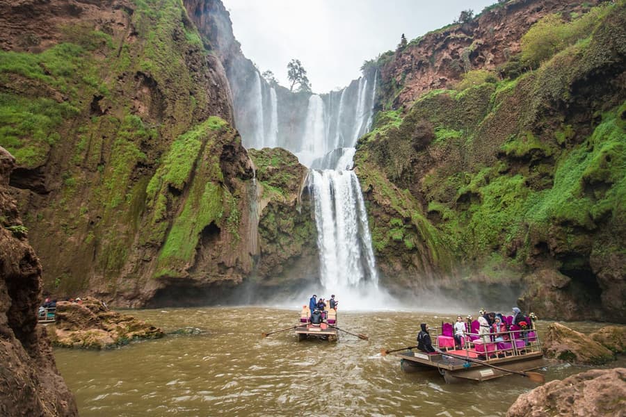 From Marrakesh: Full-Day Ouzoud Waterfalls Guided Hike with Boat Ride, Marrakesh