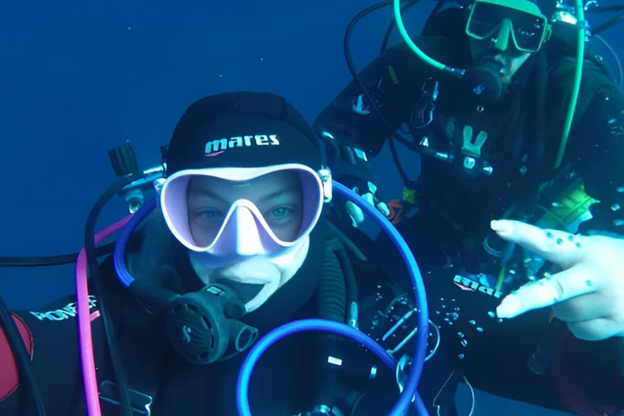 Diving for Certified Divers in Aci Castello, Catania