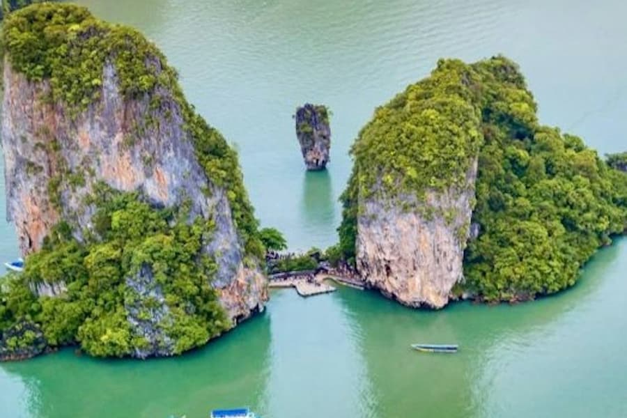 James Bond & Khai Islands: Guided Speedboat Trip From Khao Lak + Lunch, at James Bond Island, Krabi