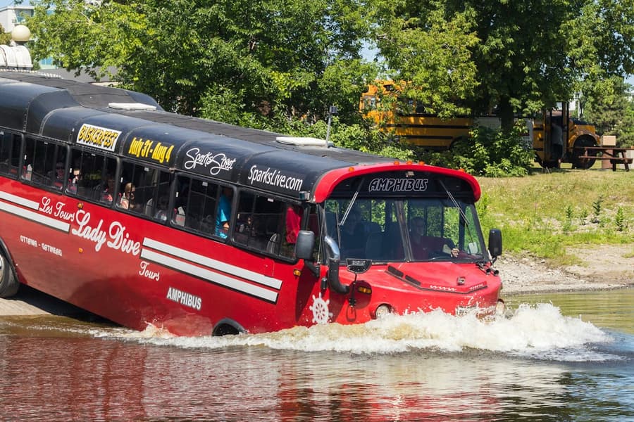 Ottawa City Tour: Amphibus, at Ottawa Cruises, Ottawa