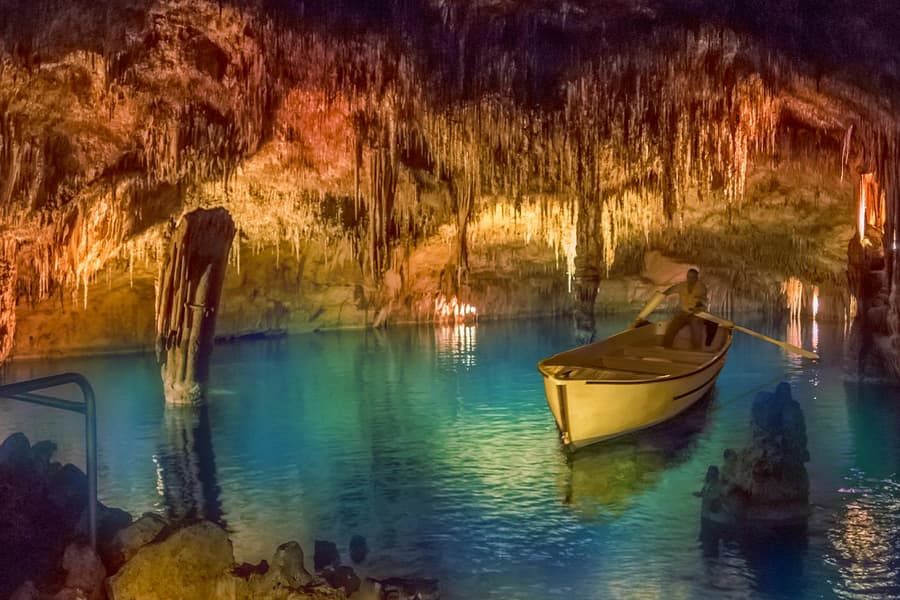 From Palma: Caves of Drach Entrance, Music Concert, and Boat Trip, at Caves of Drach, Mallorca
