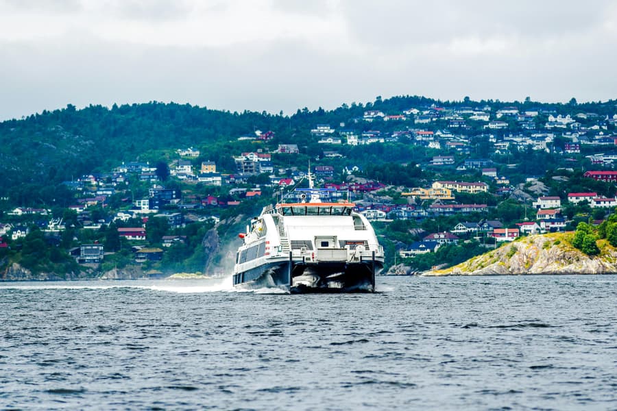 From Bergen: Osterøy Island Ferry + City Walk at UNESCO Bryggen, Bergen
