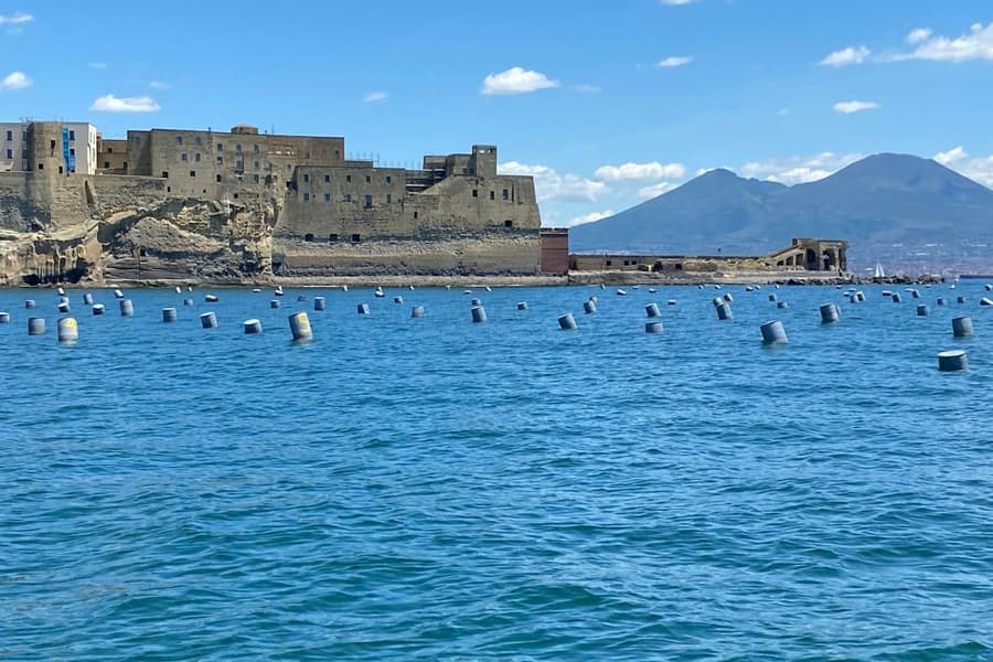 Naples: Boat Tour + Swim Stop + Audio Guide, at Naples Boat Tour