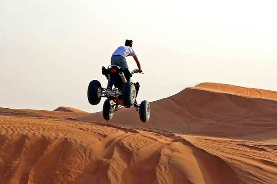 Morning Desert Safari: Quad Bike Experience, Sandboarding & Camel Ride tickets at Dubai Desert Safaris