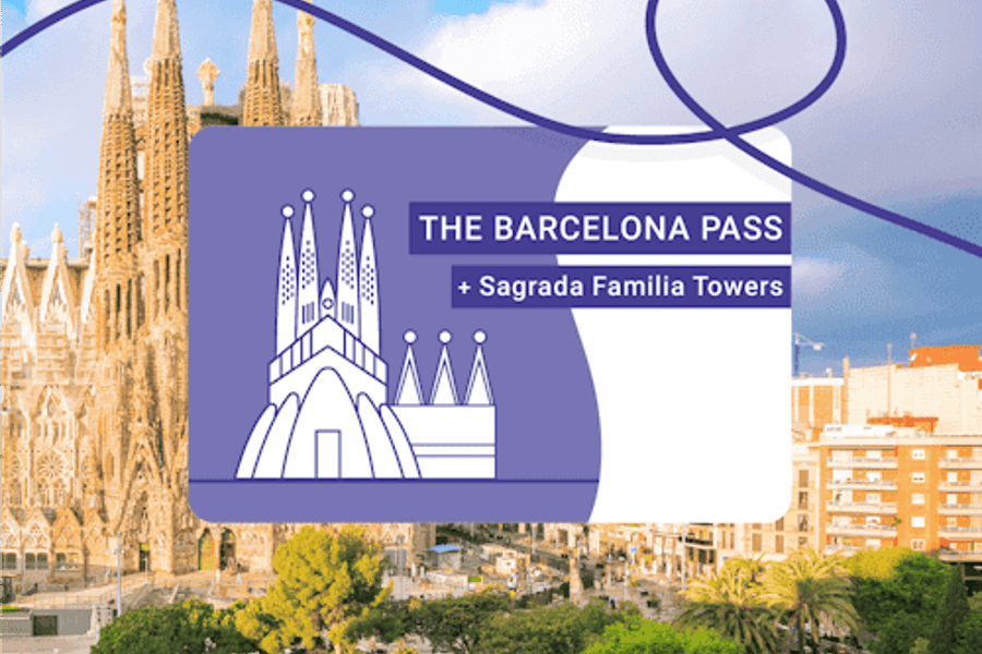 The Barcelona Pass + Sagrada Familia Towers tickets at Barcelona City Cards