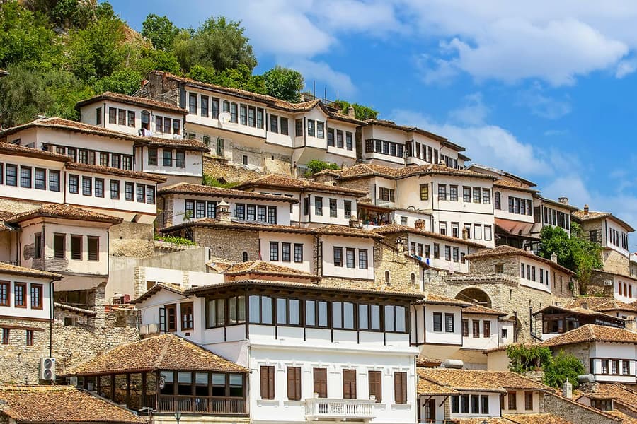 From Durres/Golem: Berat City & Belshi Lake Day Trip, Tirana