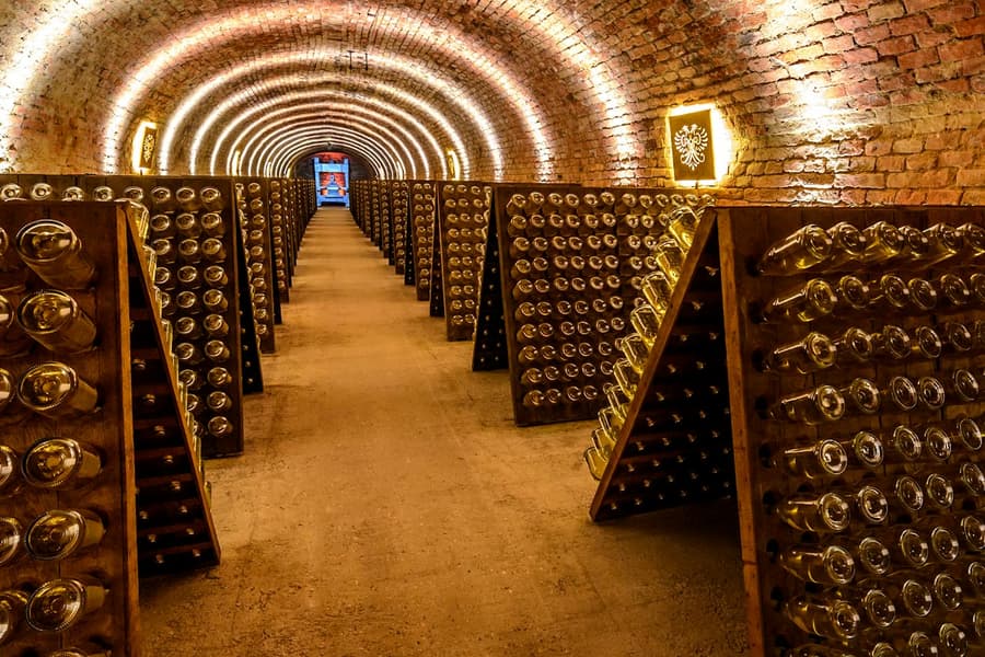Schlumberger Cellar World: Entry Ticket + Optional Tasting, at Schlumberger Kellerwelten