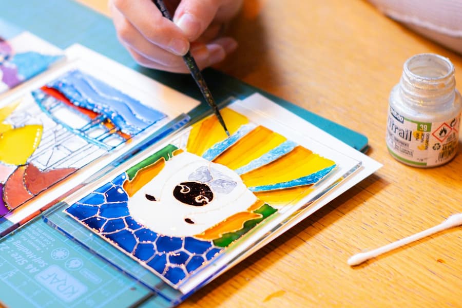 Istanbul: Stained Glass Painting Workshop + Unlimited Turkish Tea & Coffee, at Workshops & Classes in Istanbul