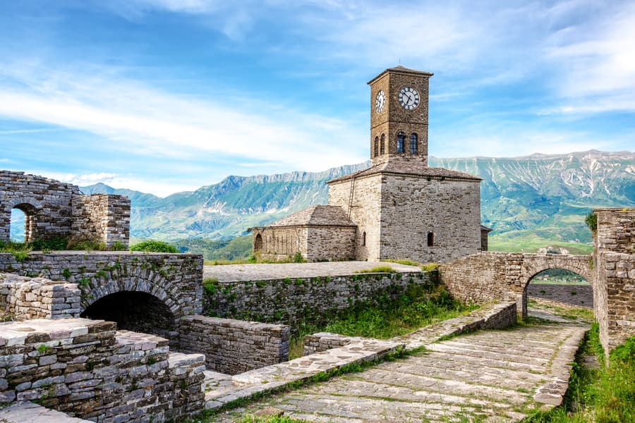 From Tirana/Durres/Golem: Gjirokastra UNESCO, Saranda & Ksamil Beach Day Trip, Tirana