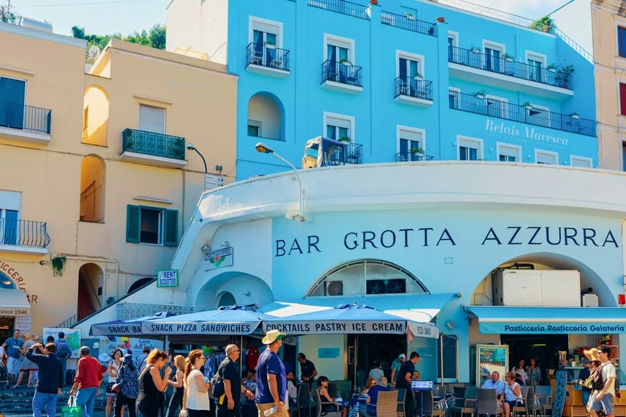 Capri Island & Pompeii: Guided Tour + Roundtrip from Naples, at Capri Day Trips from Naples
