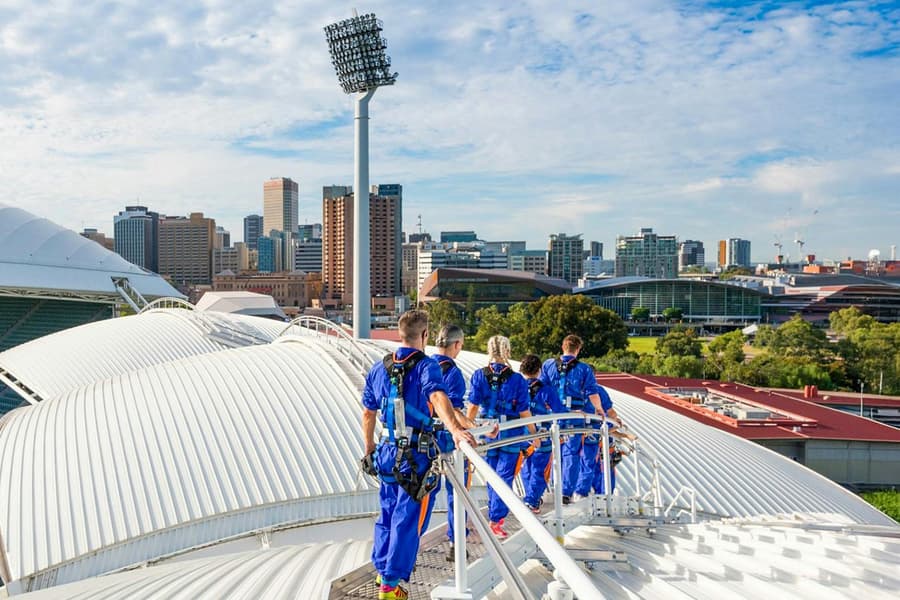 Adelaide Oval Guided Rooftop Climbing Experience, at Adelaide Oval, Adelaide