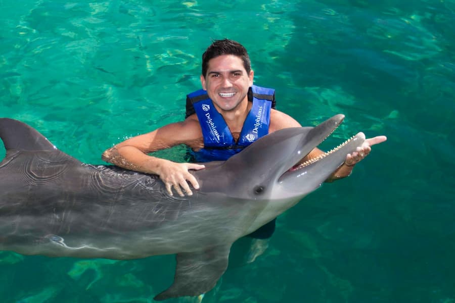 Delphinus Xcaret: Swim with Dolphins, at Delphinus Xcaret, Tulum