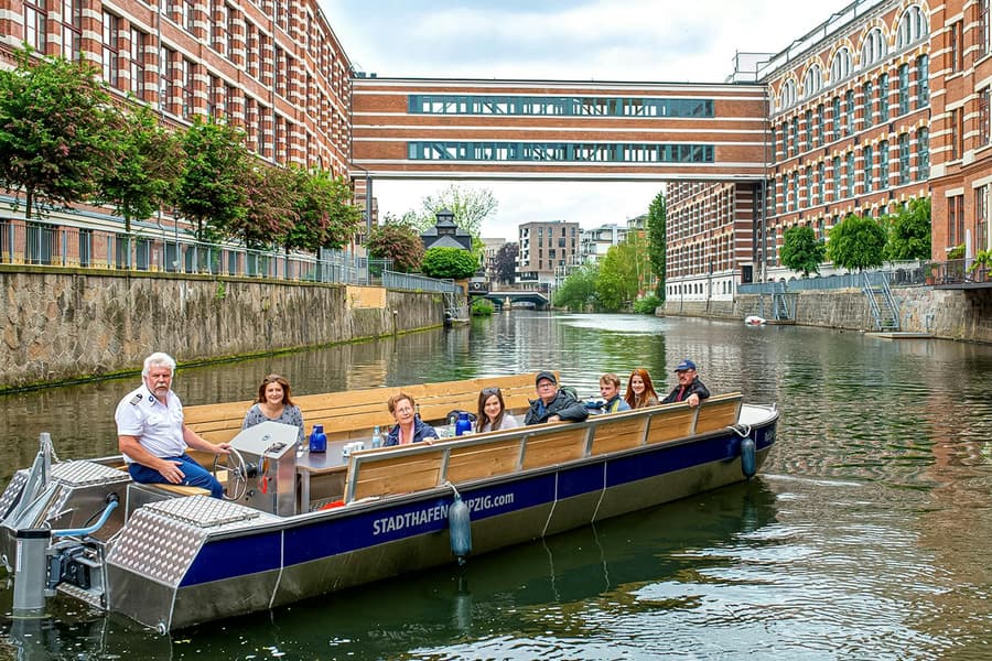 70-min City Sightseeing Motorboat Tour "Little Venice", Leipzig