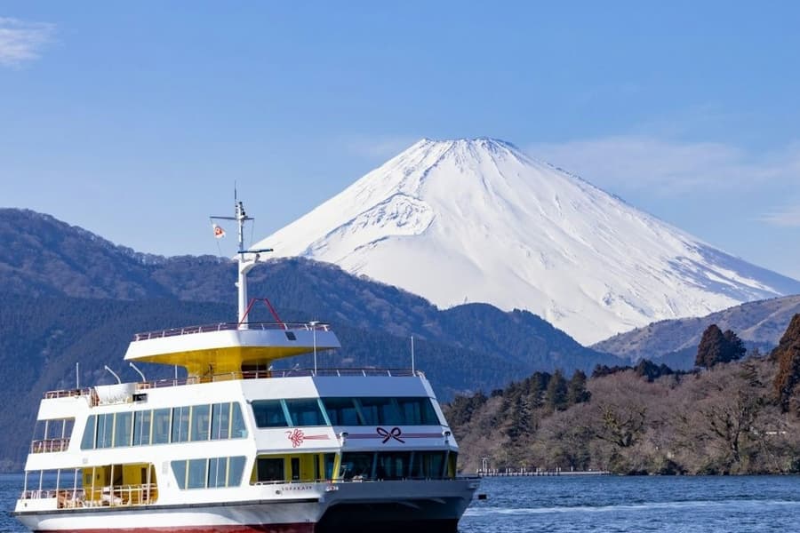 Fuji-Hakone: Day Tour from Tokyo + Return by Shinkansen + Optional Lunch, at Mount Fuji Tours from Tokyo