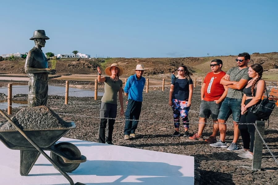 Guided Visit to the Janubio Salt Flats, at Salt mines of Janubio, Yaiza