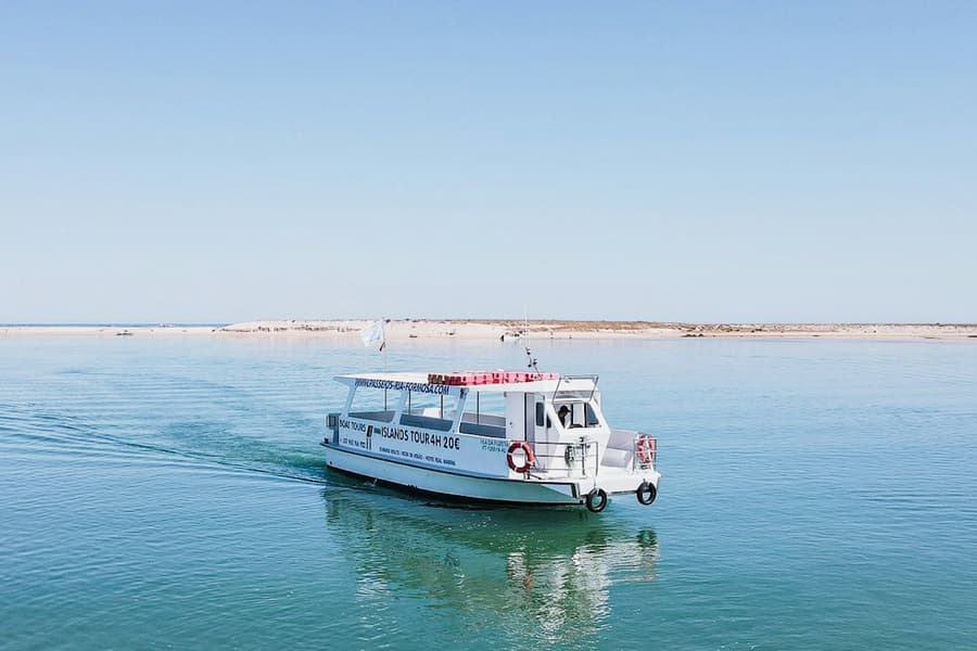 Ria Formosa Island: Boat Tour from Olhão, at Faro Cruises, Faro