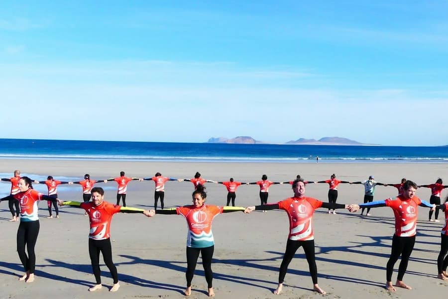 Famara Beach: Surfing Lesson, at Lanzarote Water Sports, Lanzarote