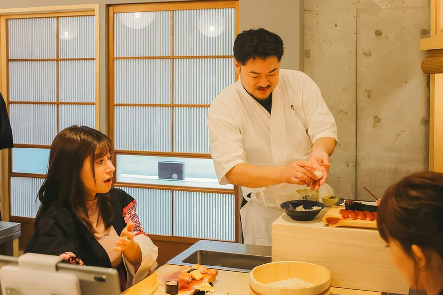 Nigiri Sushi Cooking Class Near Tokyo Tower, at Higashiazabu
