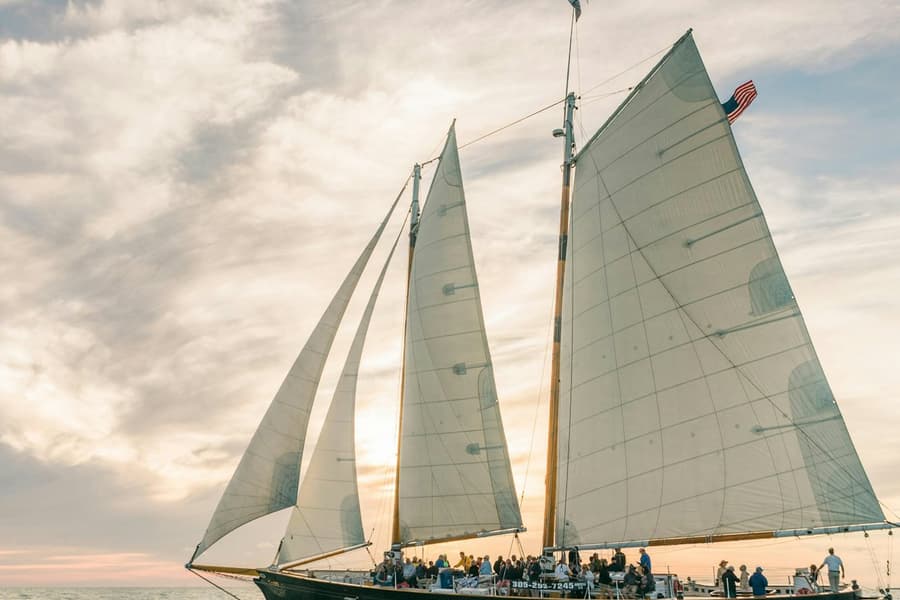 Key West: Champagne Sunset Sail on Schooner America 2.0, Key West