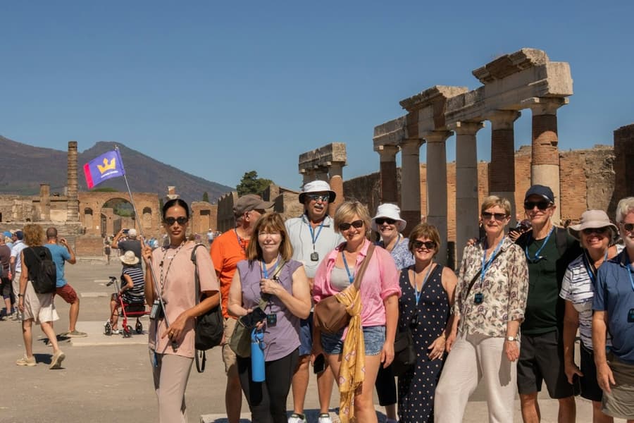 Pompeii & Sorrento: Small Group Day Trip from Rome, Pompeii