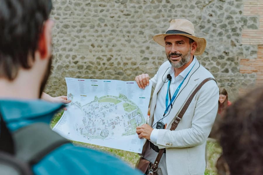 From Naples: Pompeii & Vesuvius Guided Tour with Transfers, Naples