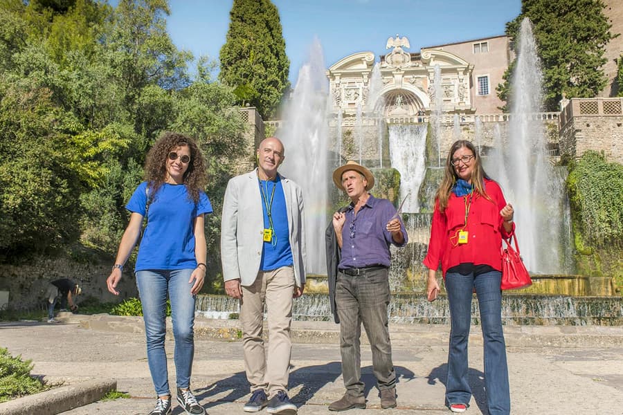 Villa d'Este Guided Tour, at Villa d'Este, Tivoli