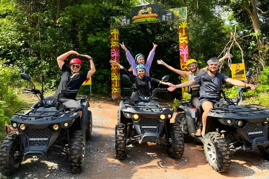 Langkawi Sky ATV Ride at Mountain Manchinchang, Langkawi