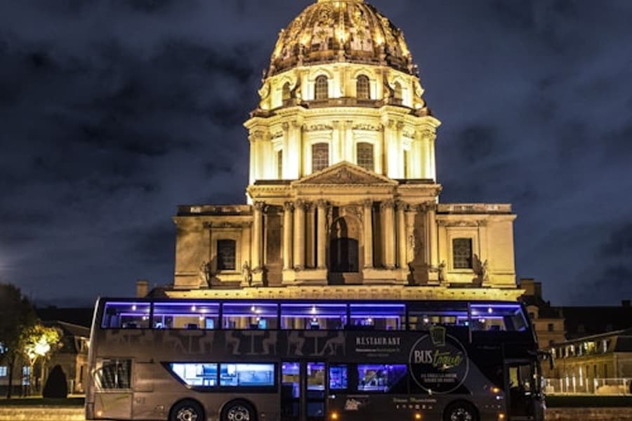 Bus Toqué Paris: 5-Course Dinner Tour, at Paris Food Tours