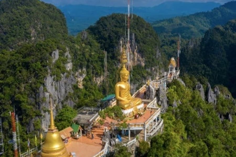 Templo da Caverna do Tigre, Piscina Esmeralda e Fontes Termais: Excursão de Dia Inteiro a Partir de Krabi, Krabi
