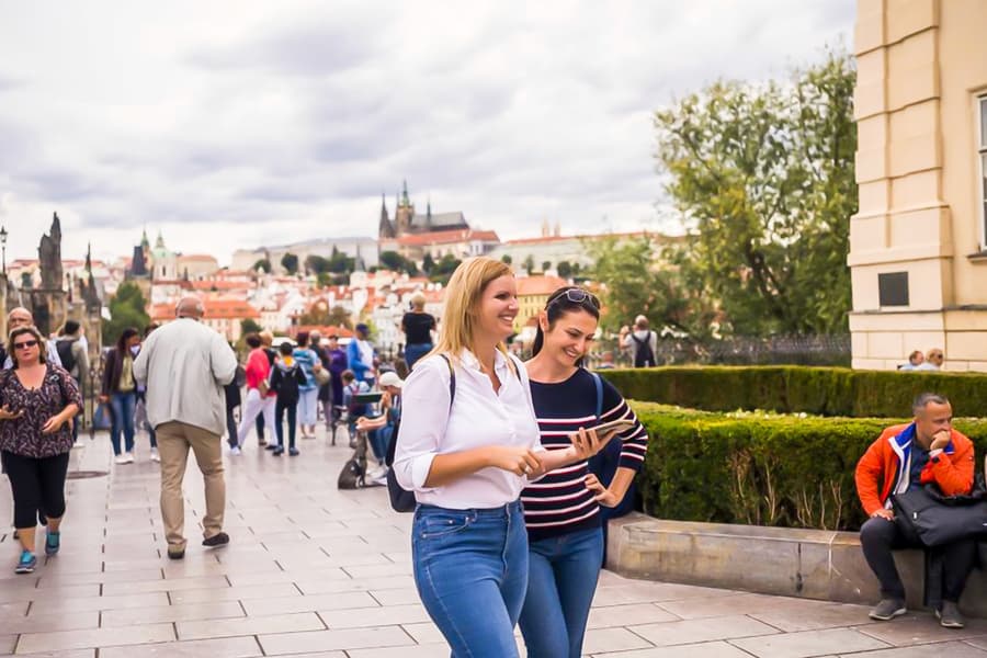 Mobile-Guided Tour of Charles Bridge & Tower with Optional VR Experience, at Maiselova 59/5