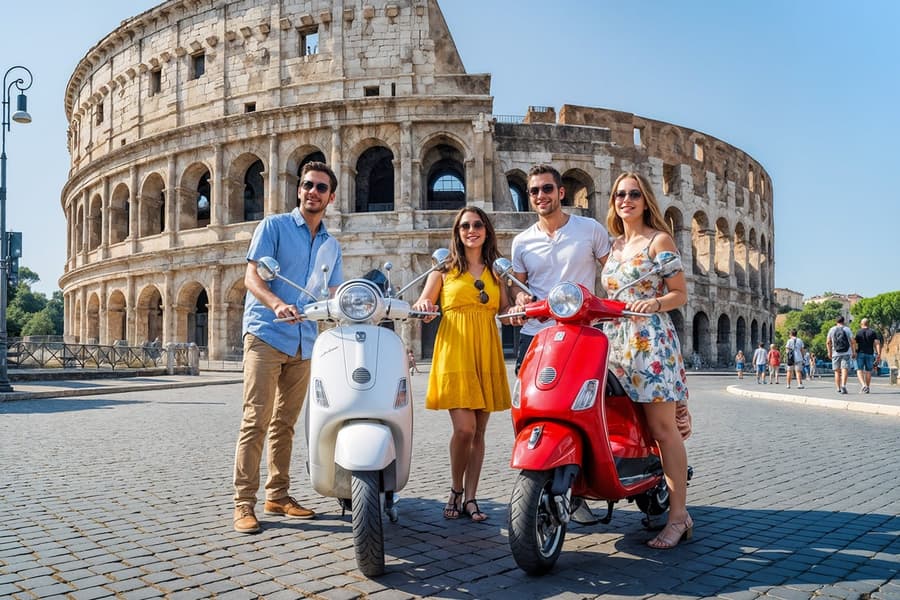 Vespa Tour in Rome, Rome