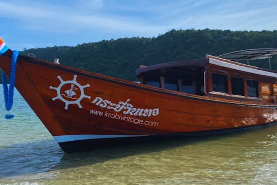 Krabi: Nascer do Sol nas 4 Ilhas em Barco Vintage de Luxo, Krabi