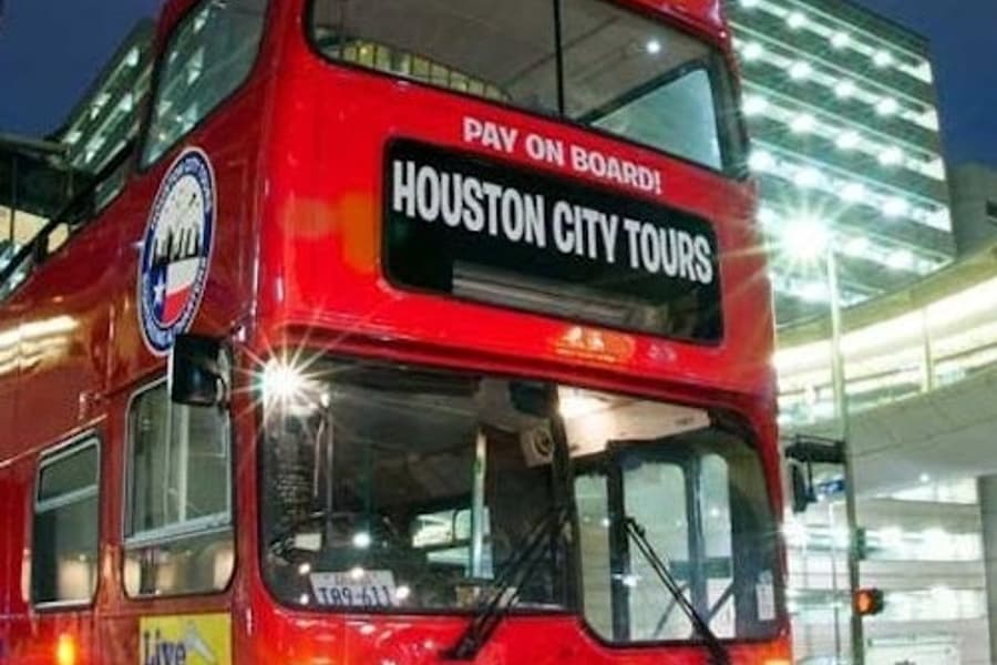 Houston: City Bus Tour + Downtown Aquarium Entry Ticket, Houston