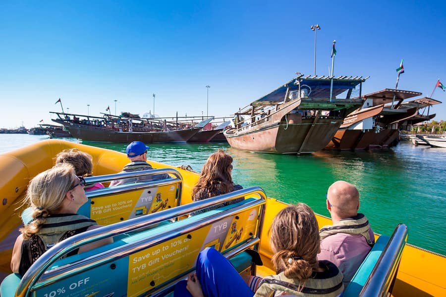 Yellow Boats Premium Sightseeing Speedbåd Tur i Abu Dhabi, Abu Dhabi