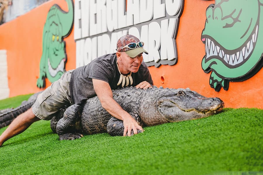 Tur cu barca cu aer prin Everglades Holiday Park cu spectacol de aligatori, at Everglades Holiday Park, Miami