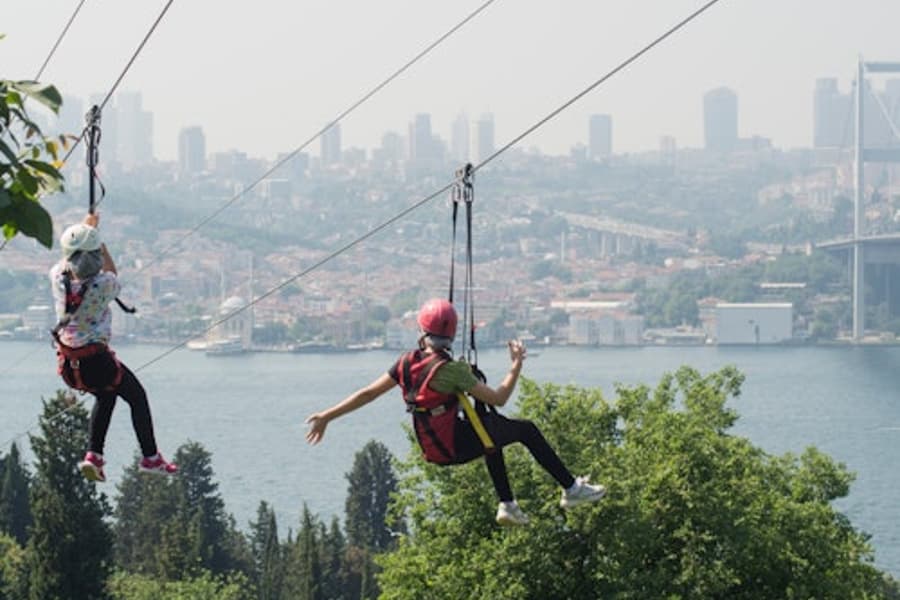 Zipline Adventure with Bosphorus View: Istanbul tickets at Istanbul Zipline