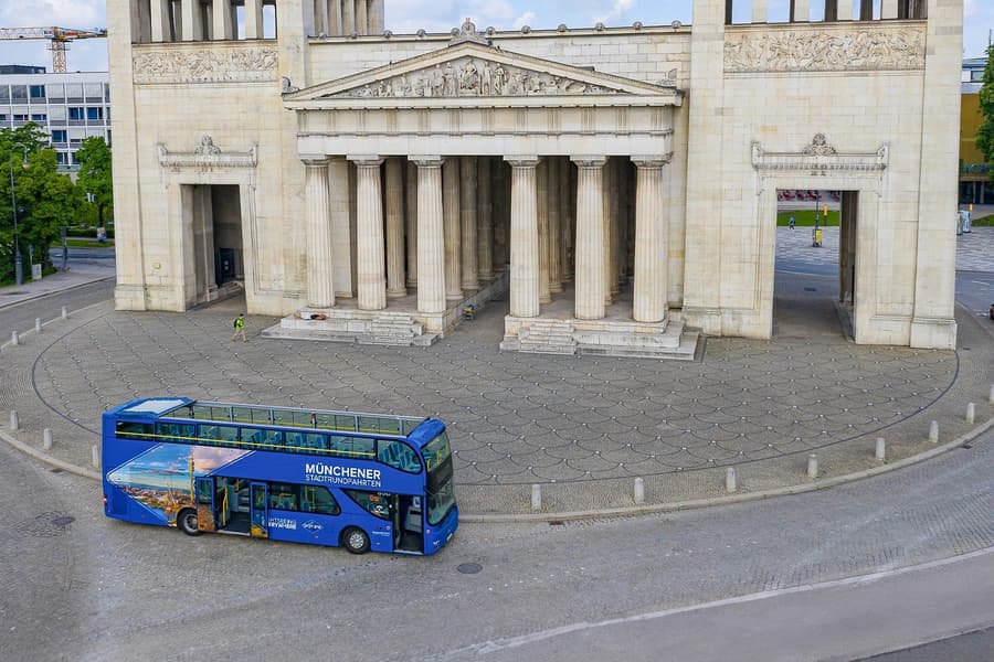 Münchner Stadtrundfahrten: 24-Hour Hop-On Hop-Off Tour of Munich, at Karlsplatz, Munich