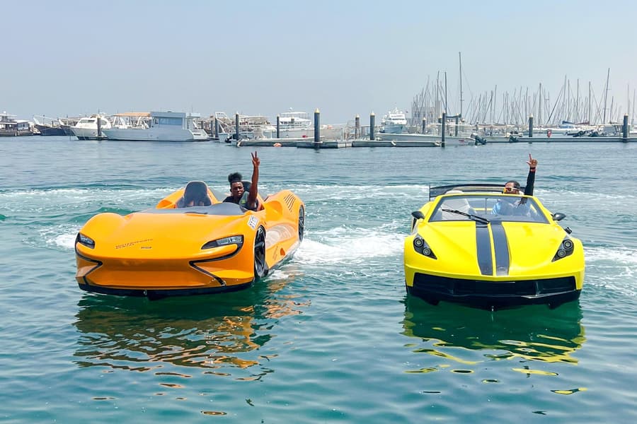 Tour en Voiture Jet Aquatique en Autonomie, Dubai