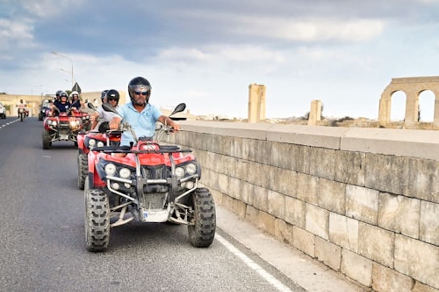 Gozo: Full-Day Guided Quad Bike Tour from Malta + Boat Ride + Lunch, Ghajnsielem