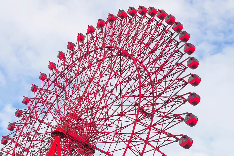 HEP Reuzenrad Toegangskaart, at HEP Five Ferris Wheel, Osaka