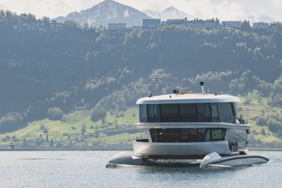 1-Hour Catamaran Cruise on Lake Lucerne, Lucerne